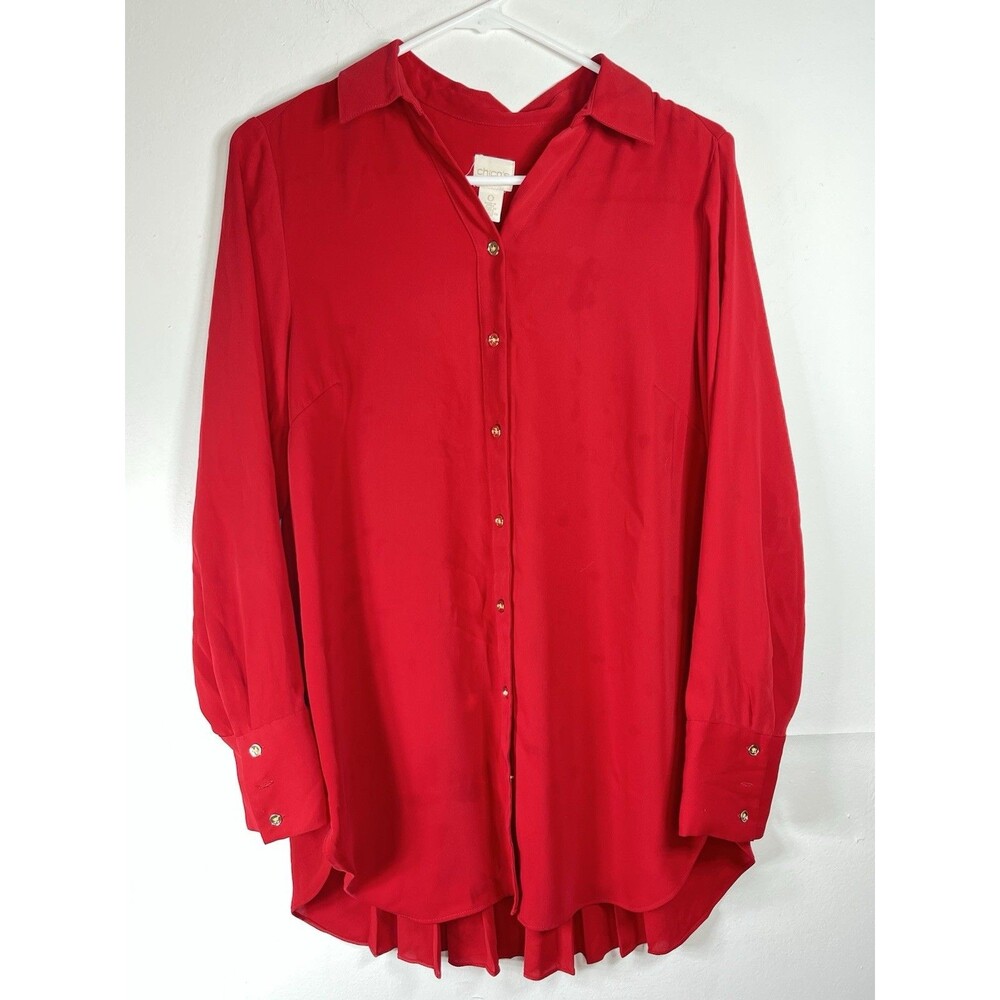 chicos top size 0 Small RED